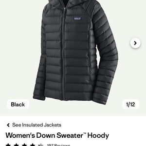 Patagonia Women's Black Down Hoody
